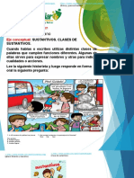 Encuentro Caste El Sustantivo y Clases. Páginas Libro. Grado 201 Dia 17 de Marzo Del 2021