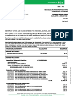 Financial Summary Account# Balance Financial Summary Account# Balance