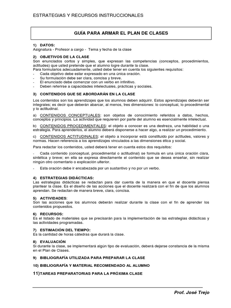 Cómo planificar una clase efectiva: Una guía paso a paso para diseñar ...