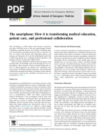 The Smartphone: How It Is Transforming Medical Education, Patient Care, and Professional Collaboration