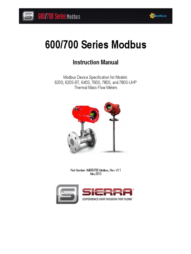 600 700 Modbus Instruction Manual | PDF | Scada | Booting
