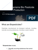Microorganisms Bio Pesticide Production: B V C M Benaragama
