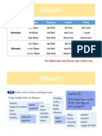 Akkusativ in Deutsch