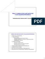 4.4 Adopcion de Un Modelo para La Formulacion de Estrategias