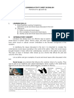 LAS Worksheet No. 4 Social and Moral Issues Edited