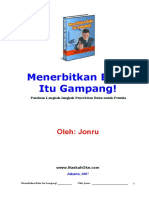 Menerbitkan Buku Itu Gampang Jonru