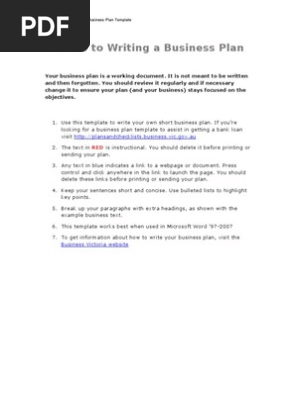 business plan