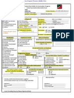 Vaccination Form (Sample)