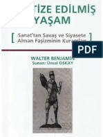 Walter Benjamin - Estetize Edilmiş Yaşam