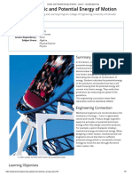 Kinetic and Potential Energy of Motion - Lesson - TeachEngineering