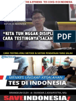 Efektivitas & Efisiensi Tes Covid-19 Di Indonesia