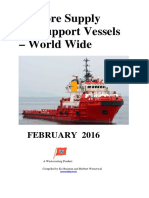 Offshore Supply and Support Vessels - World Wide 2016-02