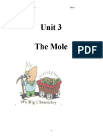 Unit 3 Packet: The Mole Name WPHS Chemistry