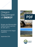 Oregon's Potential for Biogas and Renewable Natural Gas Production