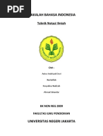 Download MAKALAH BAHASA INDONESIA notasi ilmiah by NurLatifahMahfudz SN50113868 doc pdf