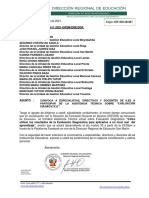 Oficio Múltiple #060-2021-Grsm-Dre-Dgp - Convocatoria A Las Ugel