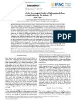 A Systematic Framework For Assessing The Quality of Informati - 2018 - IFAC Pape