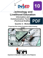 10 TECHNICAL DRAFTING TLE-TD10 Q2 Mod1 PreparingPlanUsingComputer-AidedDrawing v3