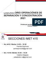 Operación Sep. y Concent.