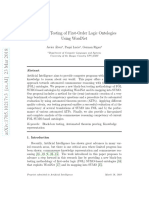 Black-Box Testing of First-Order Logic Ontologies Using Wordnet