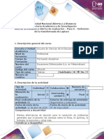 Guía de Actividades y Rúbrica de Evaluación - Paso 6 - Definición de La Transformada de Laplace