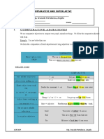 Comparative - Superlative Class