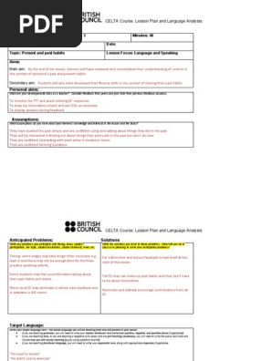 Lesson Plan used to