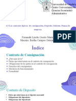 Los Contratos Típicos - de consignación-Depósito-Edición - Fianza de Empresa