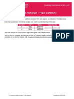 4: Transport and Gas Exchange - Topic Questions: Year Series Paper Number