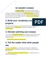Tips - How To Write An ESSAY Part II