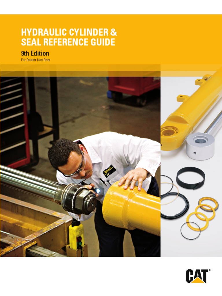 CAT Hydraulic Cylinder Seal Guide, Ed.9 2015 PDF Piston Loader