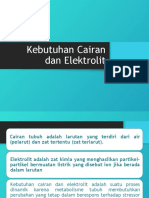 Kebutuhan Cairan Dan Elektrolit