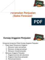 Anggaran Penjualan dan Forecast
