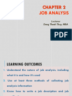 Job Analysis: Lecturer Dang Thanh Thuy, MBA