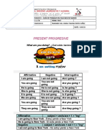 Guide Present Continuous or Progressive 11th