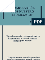 Como Evalua Dios Nuestro Liderazgo