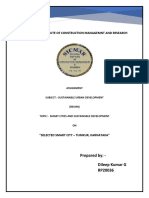 National Institute of Construction Managemnt and Research: Prepared By: - Dileep Kumar G RP20036