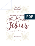 Celebration Weeks - Unwrapping Names of Jesus