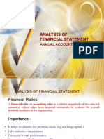 Analysis of Financial Statement Ul