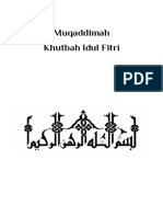 Khutbah IDUL FITRI