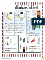 Circuits and Conductors Double Sided Factsheet
