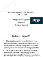 Kriteria diagnostik HIV dan AIDS