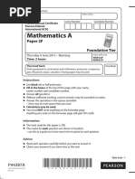 Questionpaper Paper2F June2015