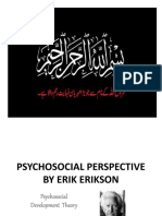Psychosocialperspective by Erikson