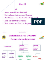 Determinants of Demand