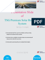 Presentation Slide Of: TSG Premium Solar Roof Tiles System