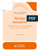 Sistemas Normativos. Segunda Edición. Carlos Alchourrón y Eugenio Bulygin