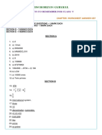 New Horizon Gurukul: Points To Remember For Class: V