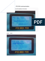 PTZ FCDV3 Communication
