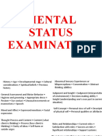 Mental Status Examination